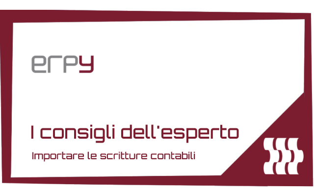 Come importare le scritture contabili